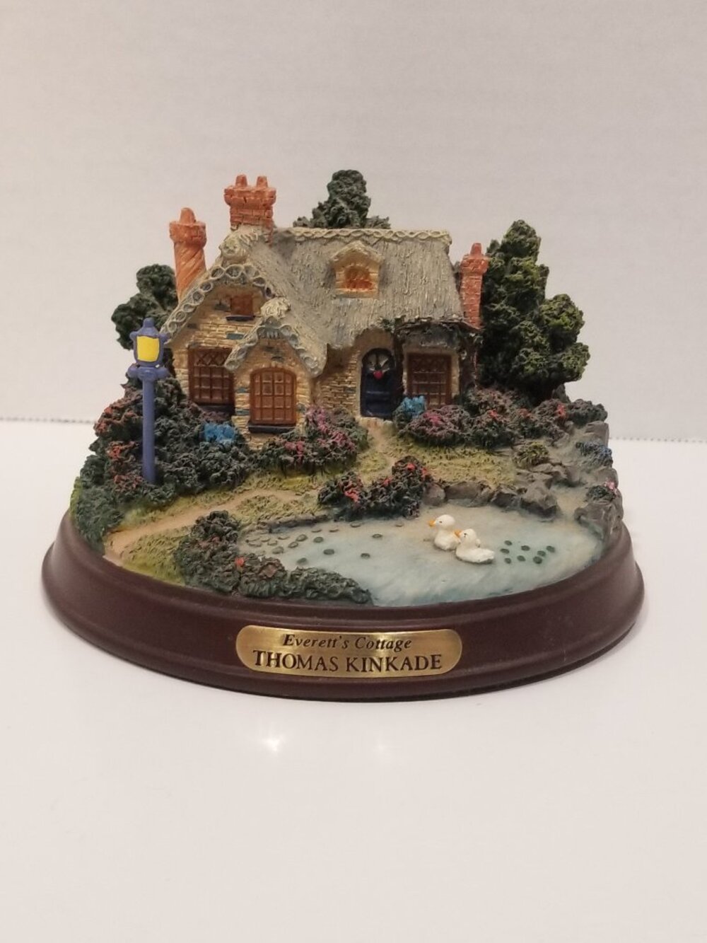 Thomas Kinkade "Everett's Cottage" Illuminated Vignette, EUC